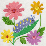 Caterpillar in Flowers