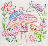 Caterpillars Enjoying Spring (Vintage)