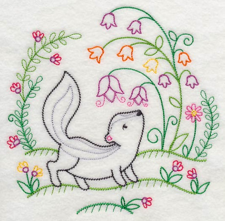 Skunk Smells the Flowers (Vintage)