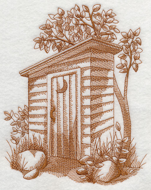 Rustic Outhouse 2 (Toile)