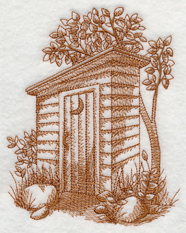 Rustic Outhouse 2 (Toile)