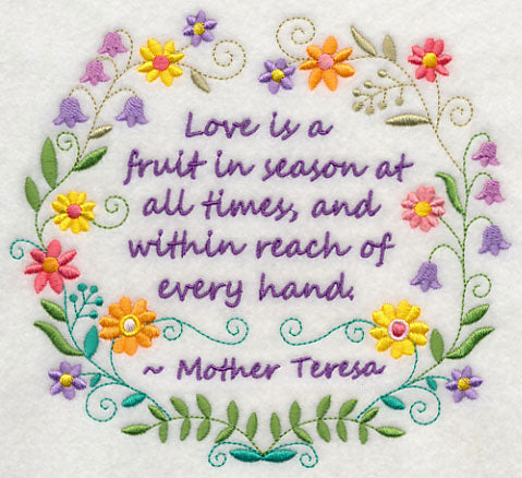 Love is a Fruit in Season at All Times