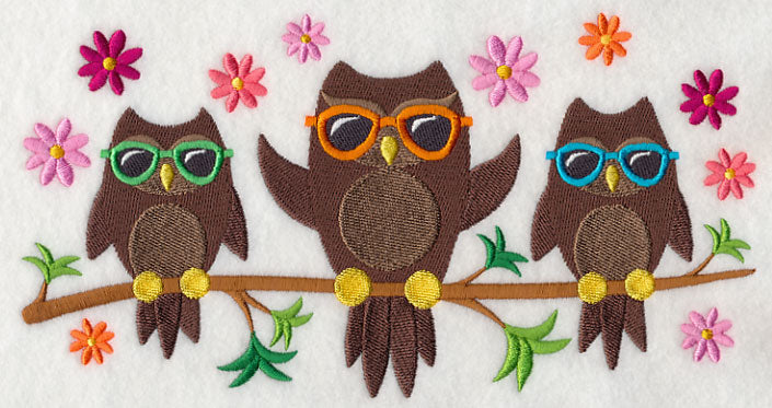 Owl Trio - Summer