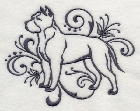 Graceful American Staffordshire Terrier (Cropped Ears)