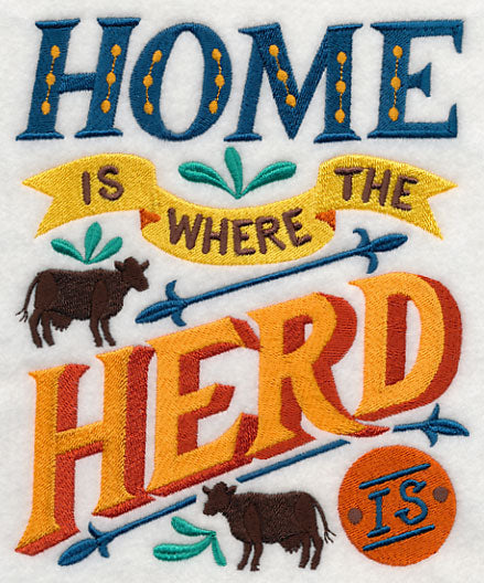 Home Is Where The Herd Is (Cows)