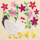 Springtime Hen and Chicks