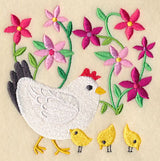 Springtime Hen and Chicks