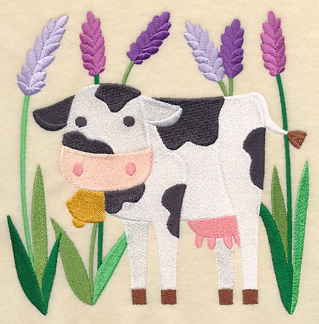 Cow Enjoying Springtime