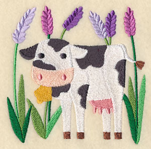 Cow Enjoying Springtime