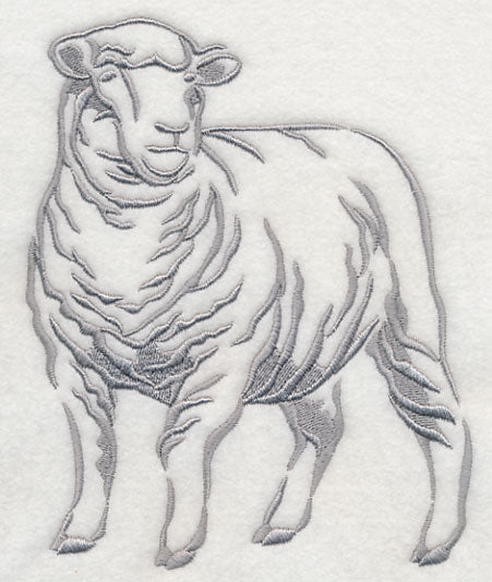 Farm Silhouette Sheep 1