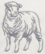 Farm Silhouette Sheep 1