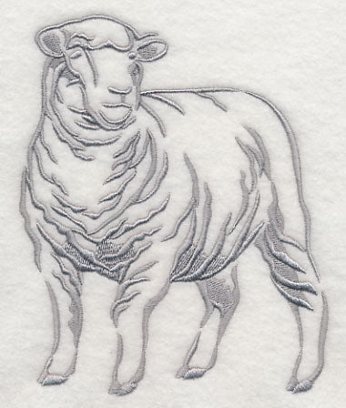 Farm Silhouette Sheep 1