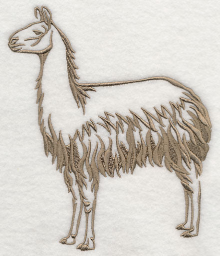 Farm Silhouette Llama