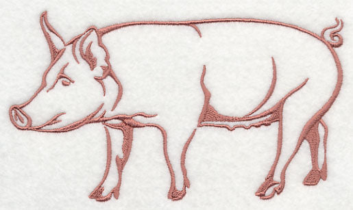 Farm Silhouette Pig 1