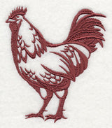 Farm Silhouette Rooster