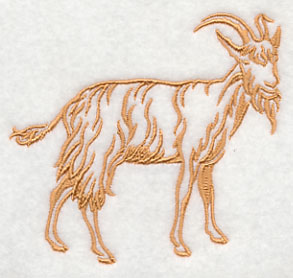 Farm Silhouette Goat 1