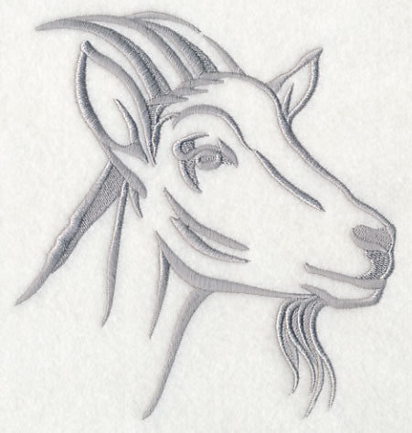 Farm Silhouette Goat 2