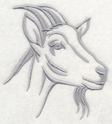 Farm Silhouette Goat 2