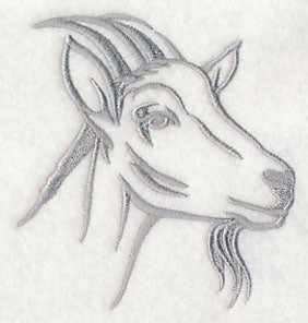 Farm Silhouette Goat 2