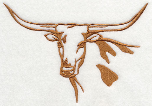 Farm Silhouette Texas Longhorn