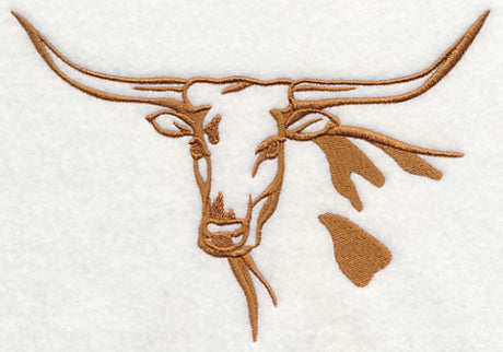 Farm Silhouette Texas Longhorn