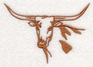 Farm Silhouette Texas Longhorn