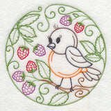 Robin and Dewberries (Vintage)