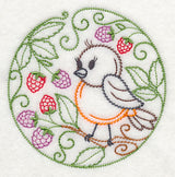 Robin and Dewberries (Vintage)
