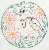 Meadowlark and Daisies (Vintage)