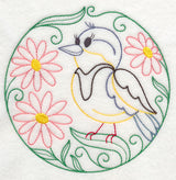 Meadowlark and Daisies (Vintage)