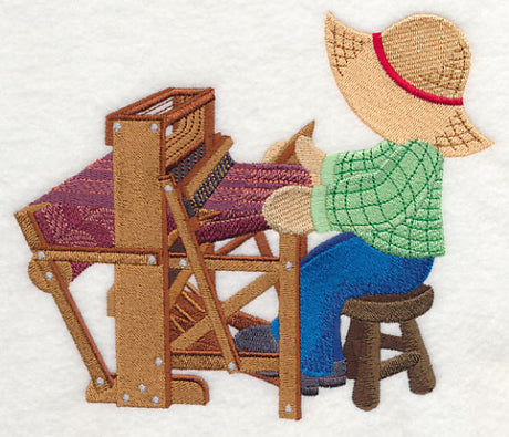Fisherman Fred at the Weaving Loom