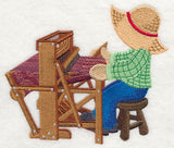 Fisherman Fred at the Weaving Loom