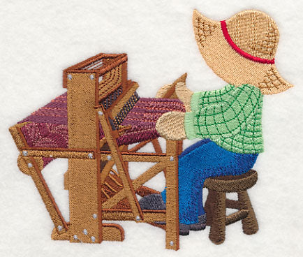 Fisherman Fred at the Weaving Loom