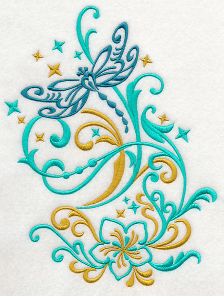 Fluttering Filigree Dragonfly 2
