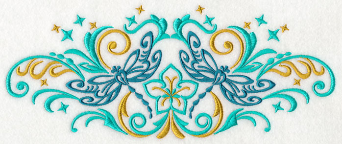 Fluttering Filigree Dragonfly Spray