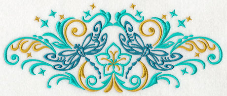 Fluttering Filigree Dragonfly Spray