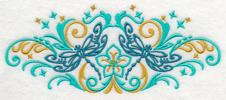 Fluttering Filigree Dragonfly Spray