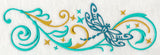 Fluttering Filigree Dragonfly Border