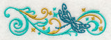 Fluttering Filigree Dragonfly Border