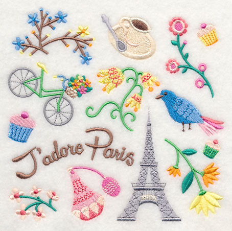J'adore Paris Collage