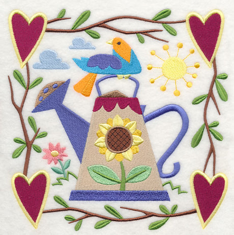 Cozy Country Garden Scene