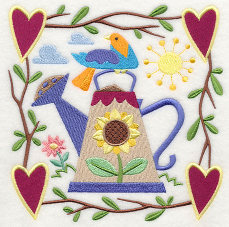 Cozy Country Garden Scene