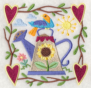 Cozy Country Garden Scene