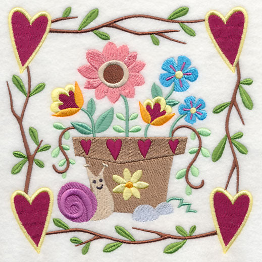 Cozy Country Garden Flowers