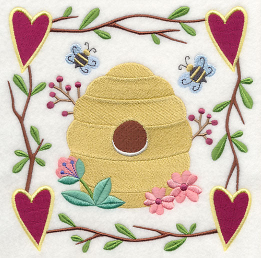 Cozy Country Garden Bees