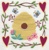 Cozy Country Garden Bees