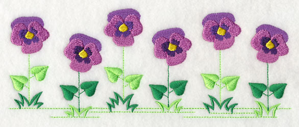 Country Charm Border - Pansy