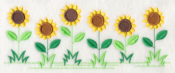 Country Charm Border - Sunflower