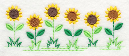 Country Charm Border - Sunflower
