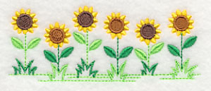 Country Charm Border - Sunflower